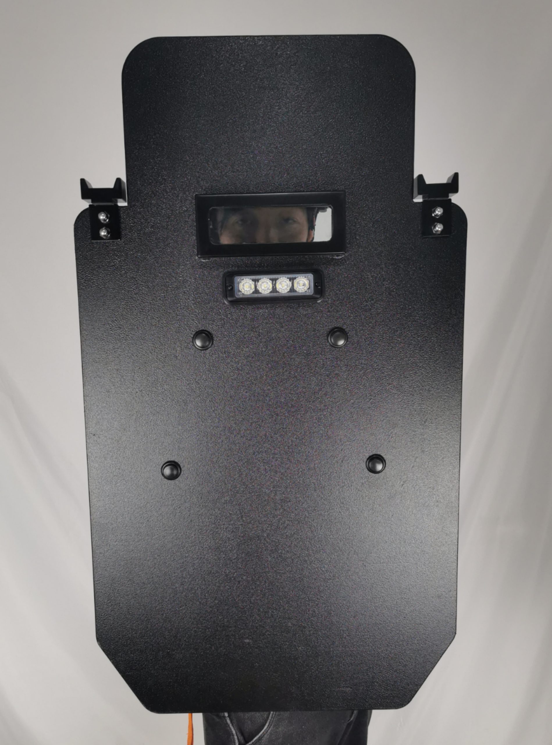 H Win NIJ Level III Ballistic Shield with Flashlight and Viewport