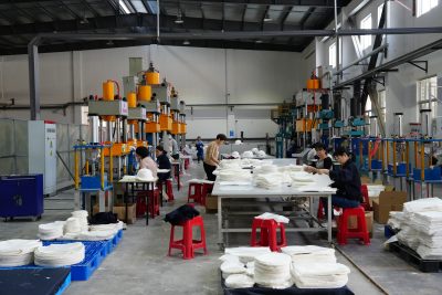 Worker are making bulletproof clothing